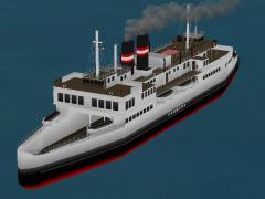 Eisenbahnf&auml;hrschiff SS "Danmark" der  DSB (EEP5 Plugin5 / EEP6) (CS2439 )