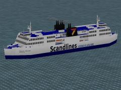 F&auml;hrschiff FMS "Princess Benedikte" der Scandlines-Vogelfluglinie (EEP5 Plugin5 / EEP6) (CS2452 )