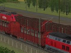 Holztransportwagen der Gattung Roos - Set 1