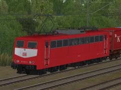 E-Lok BR 151 021 vr der DBAG EpV/VI Sonderlackierung