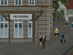 Molli-Bahn Haltestellenschilder