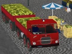 Pritschen-LKW F690N1 mit Anh�ngern