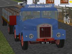 Oldtimer-Zugmaschine Highwayman