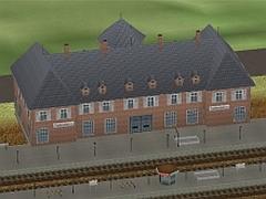 Bahnhofbausatz Tiefental Ost (Sommer-Version)