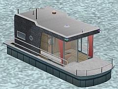Hausboote Schwarz (JE2458 )