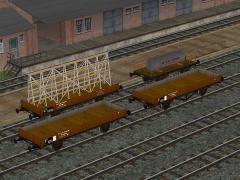 G�terwagen zur Unkrautbek�mpfung und zum Glastransport der DRG in Ep II