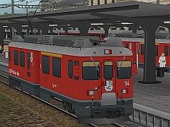 E-Triebwagen RhB_ABe_4_4_54 und RhB_4_4_55 (sSpur 1000mm)