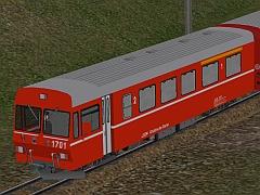Steuerwagen ABt1701 / ABt1702 der RhB