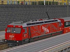E-Lok Ge 4/4 648 der RhB (1000mm)