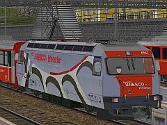 E-Lok Ge 4/4 650 der RhB (1000mm)