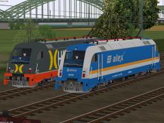 E-Loks Taurus ALEX 183 001 und HR 242 503