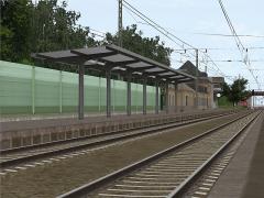 Bahnhof Mannheim-FF - Bahnsteigd�cher