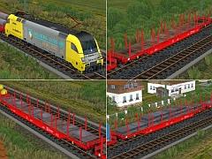 Gro�raum-Transport auf Strasse und Schiene