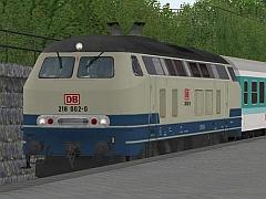 DB BR218 beige blau Set2