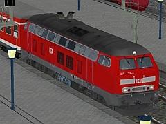 DB BR218 verkehrsrot - Set 3