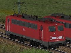 E-Loks DBAG BR 141 mit Doppellampen - verkehrsrote Lackierung in Ep V