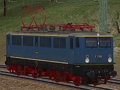 E-Loks E 11 der DR blaue Farbgebung in Epoche III