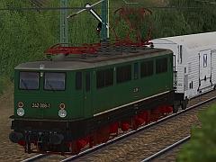 E-Loks 242 der DR gr�ne Farbgebung in Epoche IV - Set 1