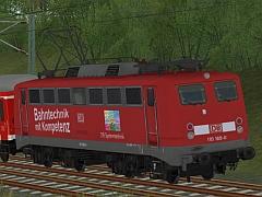 E-Lok 110 169-0 der DB Systemtechnik in Epoche V