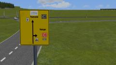 Hinweisplatten f&uuml;r Vorwegweiser Set1 (V10KDH10176 )