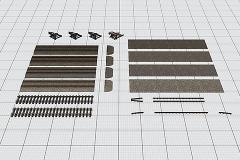 Erg&auml;nzungsset zum TD1-Gleissystem (V10KTD10007 )