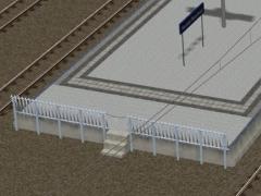 S-Bahnhof Parkstrasse Bahnsteigende (V10KTF20010 )
