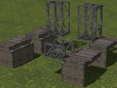 R-Ger&auml;t - Br&uuml;ckenk&ouml;pfe und St&uuml;tzmauern (V10NAF10032 )