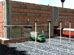 Gro�e Industriehalle, Set 2 mit Ausbauanlage