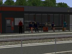 Moderne Haltestellenh�user 