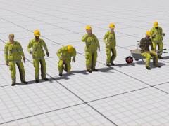 Arbeiter - Set 1 (V10NDL10081 )