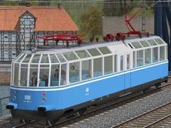 Gl�serner Zug DB 491 Olympiablau
