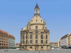 Kirche Gro� nach dem Vorbild der Frauenkirche
