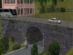 Steinbr�cke mit dazugeh�rigem Stra�enset (�lteres Stra�ensystem)