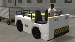 Elektroschlepper mit Gep&auml;ckanh&auml;ngern f&uuml;r den Einsatz an Flugh&auml;fen (V10NIG20021 )