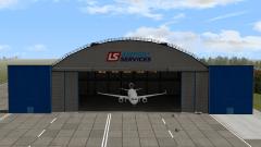 Hangar f�r gro�e Flugzeuge -Set1