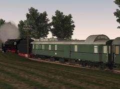 PwPost4�28 - kombinierter Post-Gep�ckwagen der DB (Ep3b)
