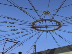 Oberleitung f�r Drehscheiben 