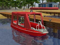 &Uuml;berschwemmungsschlauchwall und Hochwasser-Evakuierungsboot der Feuerwehr (V10NMS70004 )