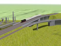 Eisenbahnbr�cke Beton