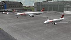 A322S HB-IRJ, A322W HB-JDE / NEO, B777-300 HB-JNC (SWISS) Sparset (V10NRP10449 )