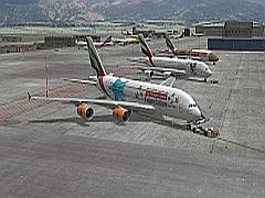 A380 A6-EEP, A6-EET, A6-EEH ( Emirates ) Sparset 06 (V10NRP10594 )