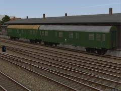 Modernisierungswagen der DR - Gep�ckwagen in Epoche IV