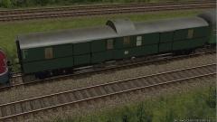 Altbaugep�ckwagen der DB - oldenburgischer Bauart - in Epoche III