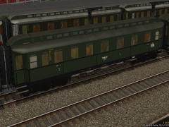 Sechsachsige preu�ische D-Zugwagen der DRB in Ep. IIb