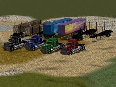 Peterbilt mit US-Anh�nger