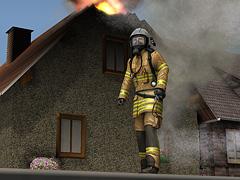 Feuerwehrm&auml;nner mit Atemschutzger&auml;t (V10NSM20097 )