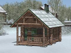 Holzh&auml;user, Winterversion (V10NSM20201 )