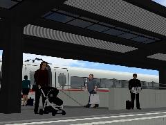 Bahnsteigdach-System dunkel (V10NSW10026 )