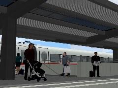 Bahnsteigdach-System hell (V10NSW10027 )