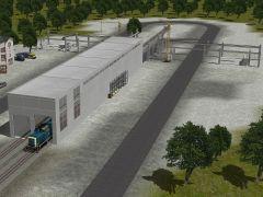 Betonwerk in heller Ausf�hrung (Basisset)